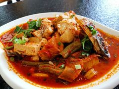 酸辣木瓜鱼-海韵人家.海景花园经典云南菜(双廊店)