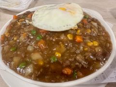 干免治牛肉饭-喜莲咖啡