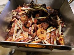 韭芽蘑菇爆猪肝-弄堂里(西溪龙湖天街店)