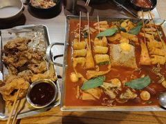 牛肉火山炒年糕-包装马车·韩国料理·포장마차