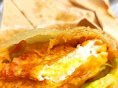 -小红车炸蛋葱油饼