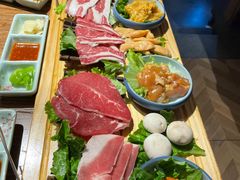 -明洞阿姨·韩式酱蟹烤肉·创意料理(三元桥店)