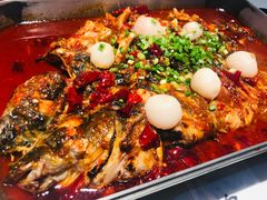 荔枝香辣清江鱼-鱼酷活鱼烤鱼(人信汇商场店)