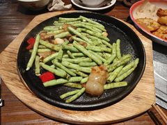 乡下炸酱花肉啫豆-广府乡下·饭庄(新港东路店)