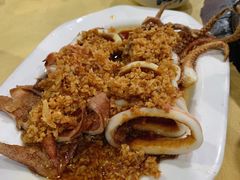 蒜油鱿鱼-庆丰农庄·团建·农家菜(大浪店)