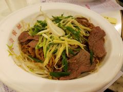 鲜牛肉姜葱捞面-大哥餐厅(西城花园店)