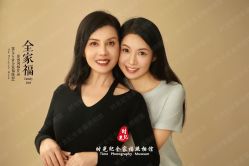 -时光纪亲子全家福照相馆(静安店母女写真父母纪念照)