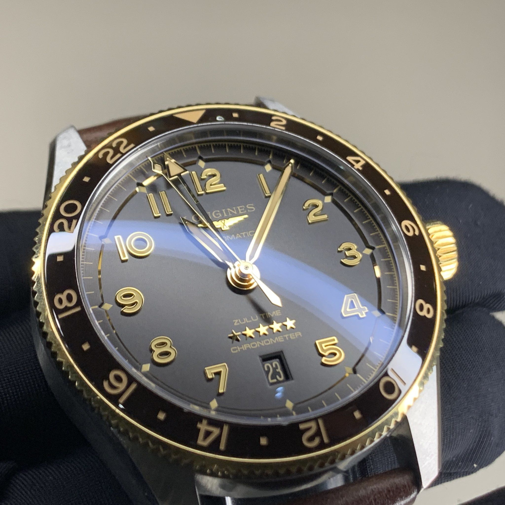 分享一下这款浪琴先行者系列男士手表