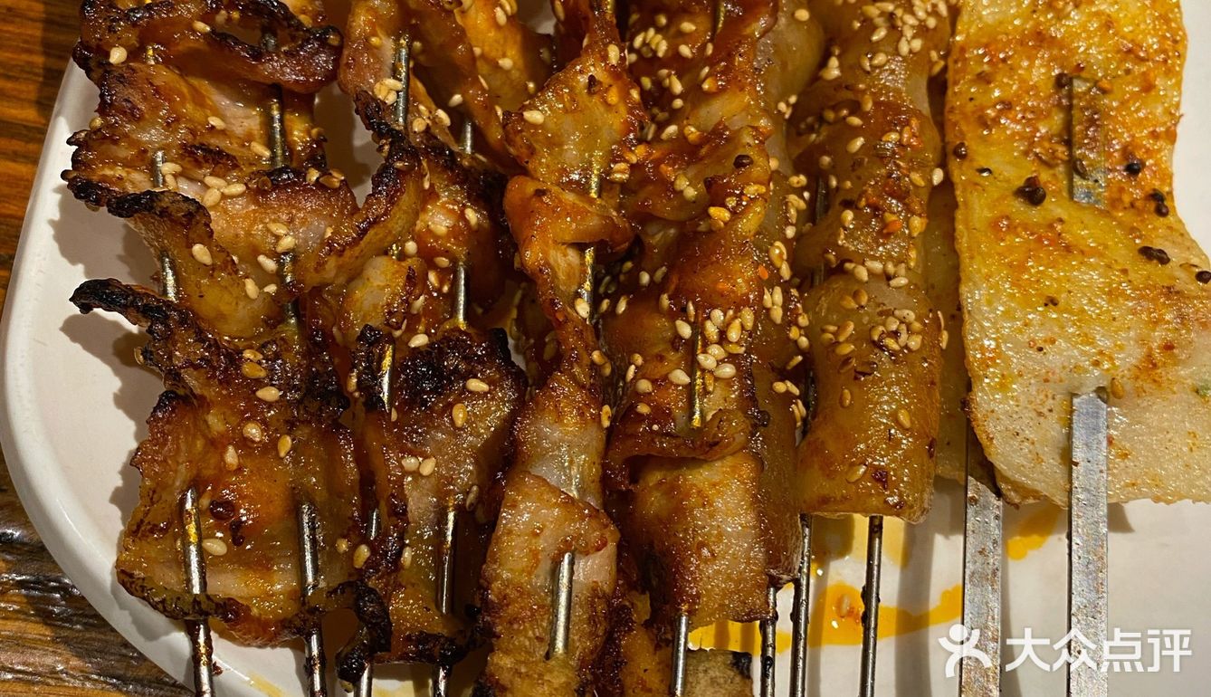 大肠的味道一般 烤五花肉是我吃过最好吃的烤五花肉