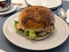 烤牛羊肉汉堡-伊斯坦布尔土耳其清真咖啡餐厅