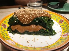 芝麻菠菜-那家小馆•北京菜•烤鸭(中关村店)