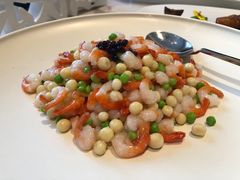 手剥凤尾虾炒鸡头米-海味观(老西门店)