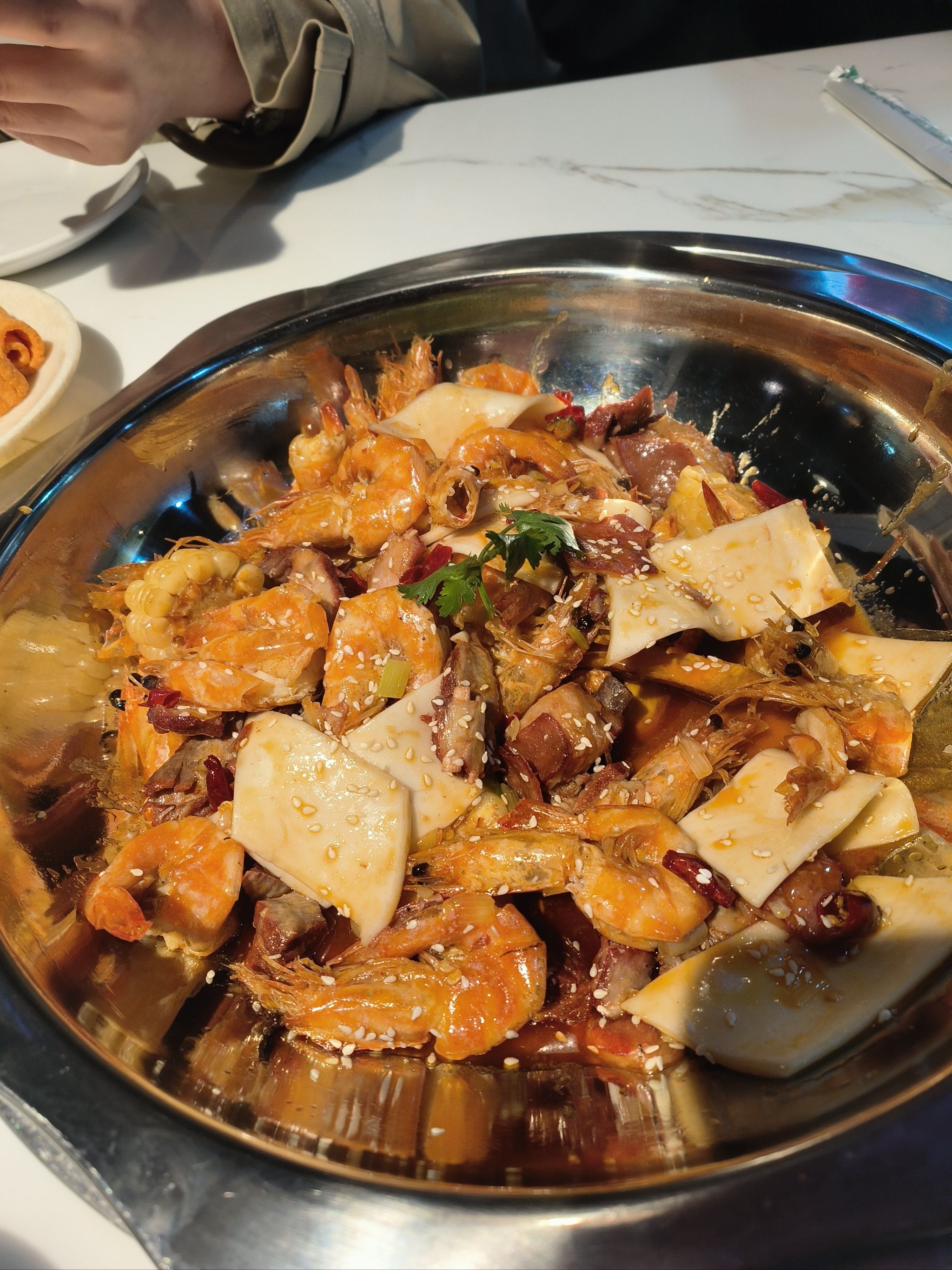 羊排虾  第二次来了,说实话虾吃的一般