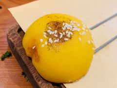 蜂蜜黄油烤黄桃-CRAZYONES西班牙海鲜饭(上海美罗城店)