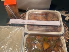 排骨炖油豆角-一轩饺子馆(丽都店)