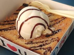 香草冰淇淋厚吐司-阿信厚吐司(曾厝垵店)