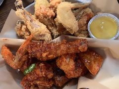 炸鸡翅一半一半-富乐满韩国正宗炸鸡韩国料理(虹泉路店)