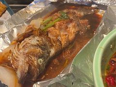 酱烤活鲈鱼-新白鹿餐厅(虹桥南丰城店)