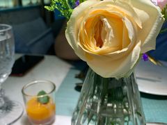 餐具摆设-蜜桃花开·中西融合菜E&W(南长街店)