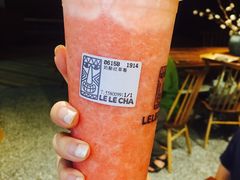 奶酪红草莓-LELECHA乐乐茶(上海五角场万达广场店)