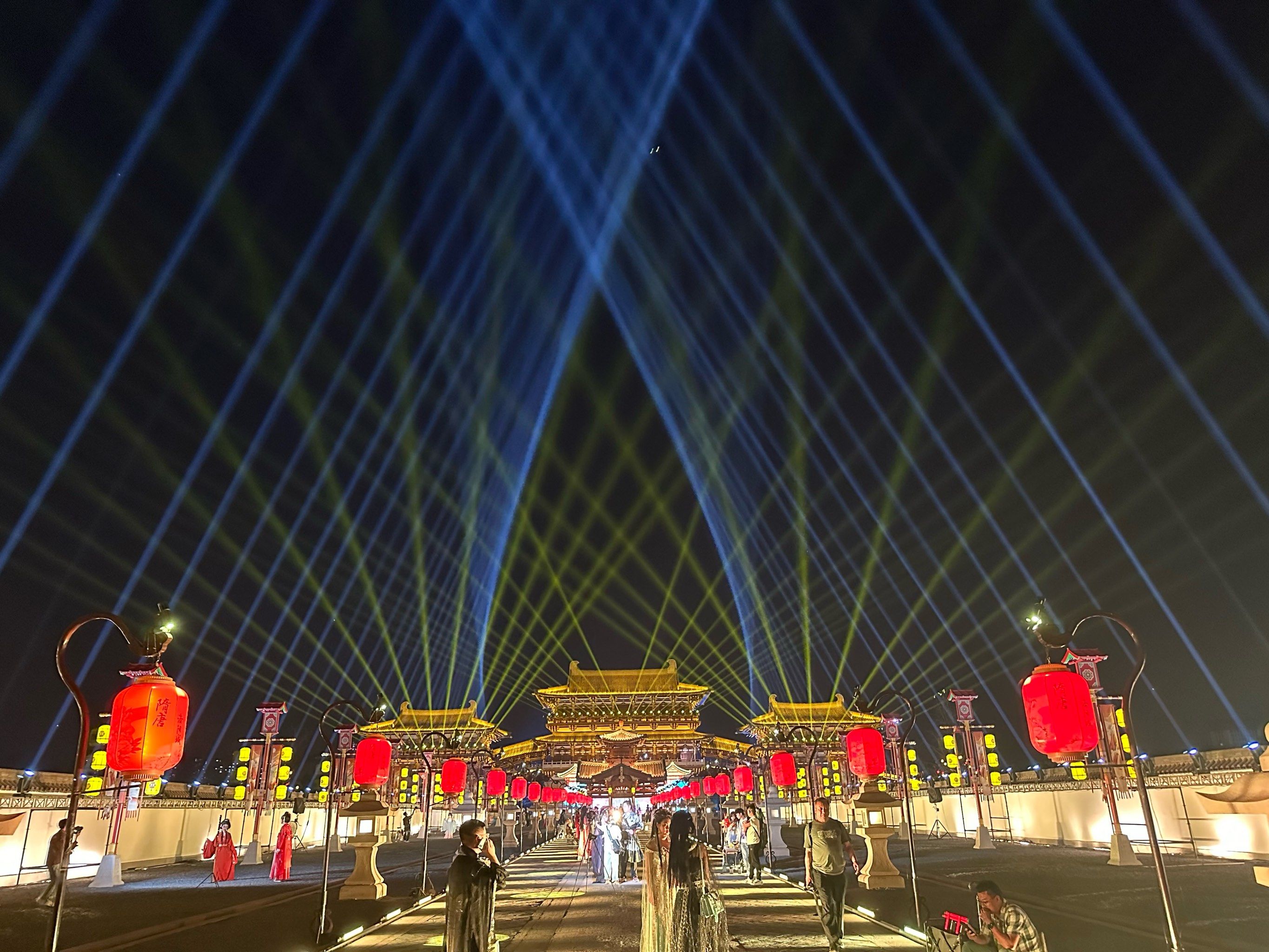 洛阳九洲池,蔚为壮观