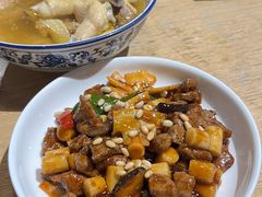 松子牛肉炒年糕-兔爸私家小厨(新北万达店)