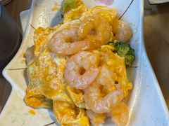 虾仁西兰花炒蛋-日出拉面(望京店)