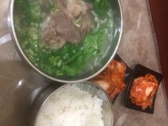 -吉林延边牛肉汤饭，大冷面