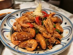 油爆虾-湖滨28中餐厅·西湖宴·杭州君悦酒店
