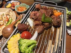 陶板牛肉粒定食-九井澤精致料理(金茂店)