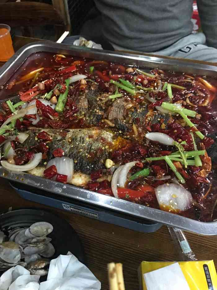 阿明烧烤(真大路店)-"新品上市啦!烤鱼非常好吃!还有好多新菜推.