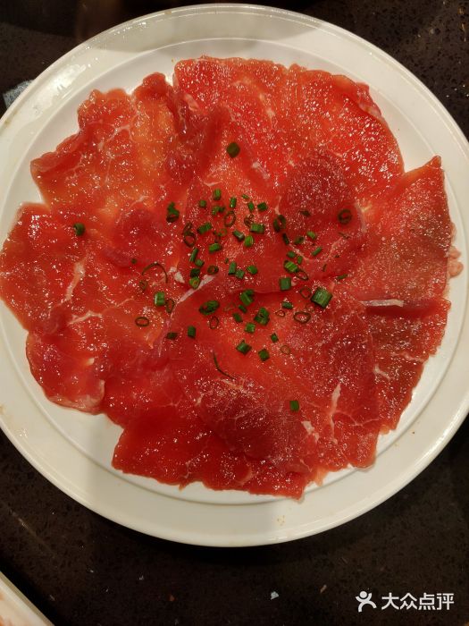 捞锅坝子老火锅(汽博中心店)飘得起的嫩牛肉图片