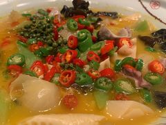 酸汤双脆黄花肚-青岛富力艾美酒店-乐美中餐厅创意胶东菜
