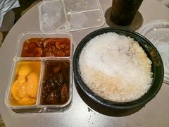老味杏肉红豆刨冰-小胖老味刨冰