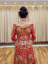 -懿沉香中式嫁衣礼服秀禾服龙凤褂马来褂旗袍总店
