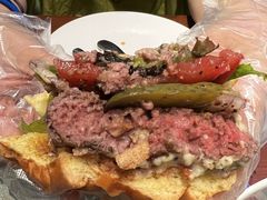 黑松露风味鹅肝和牛汉堡-bluefrog蓝蛙(悠唐购物中心店)