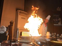 烹饪过程-上林铁板烧(延安西路店)