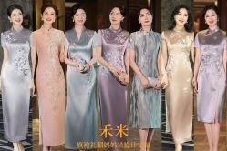 -禾米旗袍妈妈装礼服定制(嘉业国贸店)