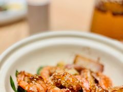 九层塔三杯焗大明虾-宴南庭·闽味私房菜