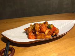糖醋素排-禧和源养生素食茶馆