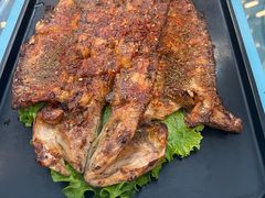 炭火烤虹鳟鱼-天毓山庄·餐厅