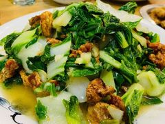 青菜炒油渣-517烧烤·龙虾·海鲜大排档(万象都荟店)