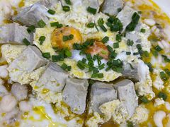 清蒸咸蛋目鱼臭豆腐猪脑-绍兴名菜馆(可乐路店)