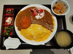 咖喱蛋包饭定食-dodonpa.墩墩伐 便当食堂(博华广场店)