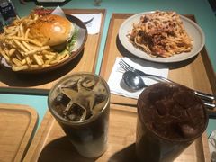 大杯拿铁-sugarman espresso素饮糖人高新咖啡工厂