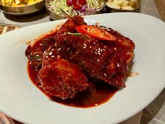 -草家酱蟹炭火烤肉店(珲春南路一店)
