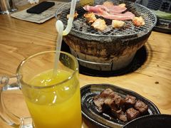 vc柳橙-一汀七輪燒·炭火烤肉自助专研店(万达店)