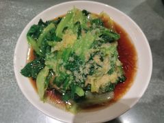 白灼有机生菜-梓檚中餐厅湖北菜小龙虾武昌鱼排骨藕汤(黄鹤楼店)