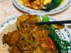 咖喱牛腩捞丁（半熟蛋）-渔记茶餐厅(渔村店)