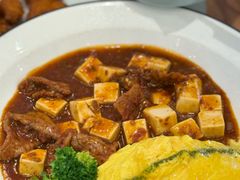 牛肉麻婆豆腐蛋包饭-池奈·咖喱蛋包饭(熙地港店)